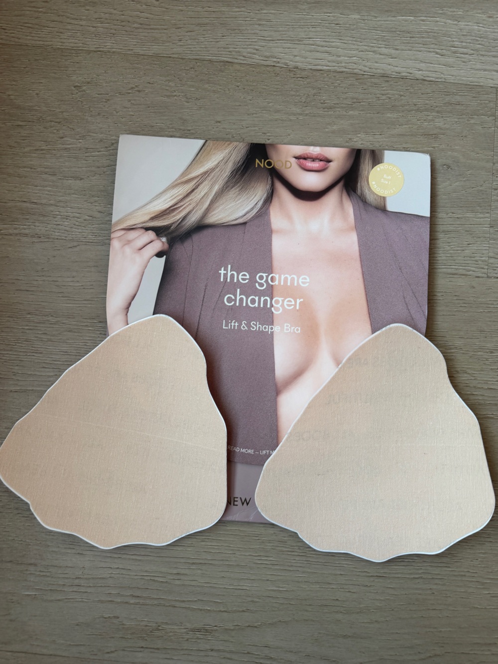 NOOD The Game Changer Lift & Shape Adhesive Bra – Shade 2, Size 1